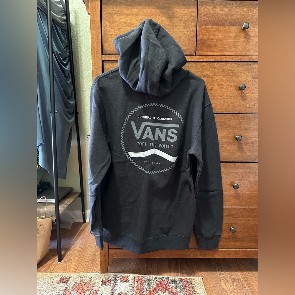 Vans Grey Basics Pullover Hoodie (Medium)